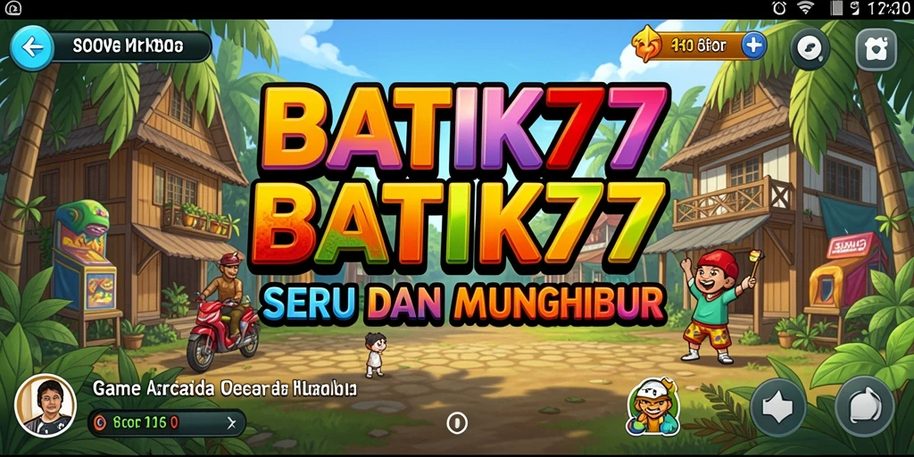 Screenshot dari gameplay menantang di BATIK77.