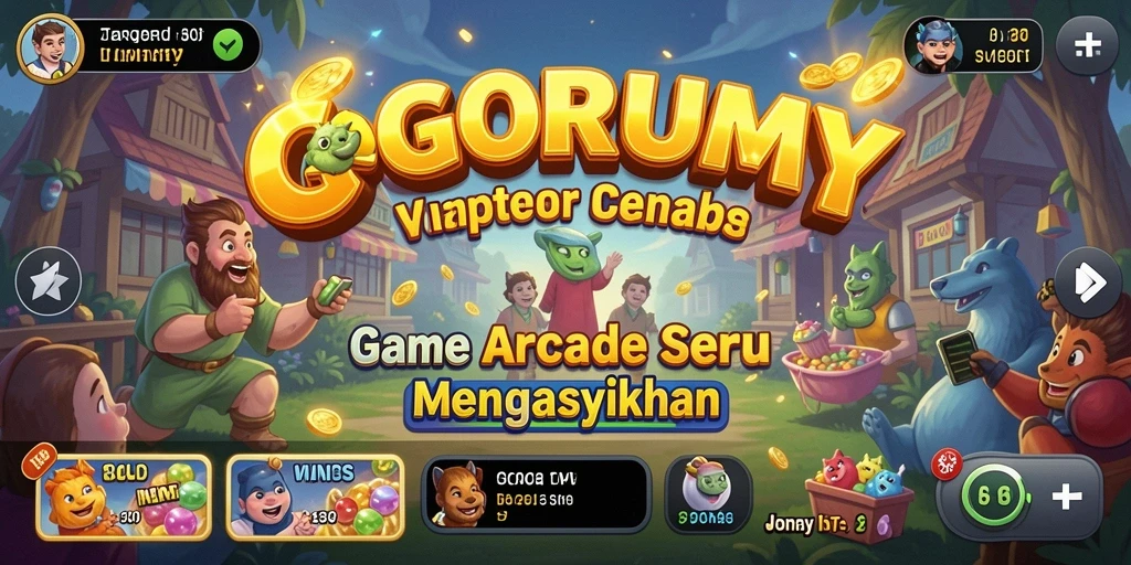 Tampilan gameplay GOGORUMMY yang penuh aksi dan tantangan