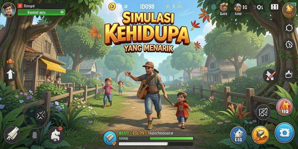 Tampilan gameplay ID098 dengan nuansa simulasi yang realistis.