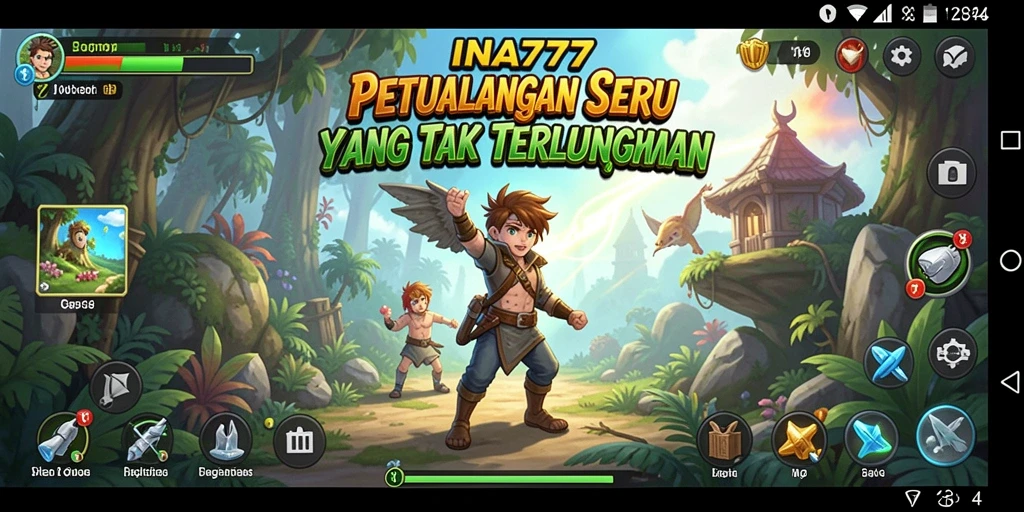 Tampilan menarik dari gameplay petualangan yang mendebarkan.