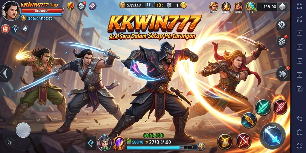 Tampilan menarik dari gameplay KKWIN777 saat pertarungan seru.