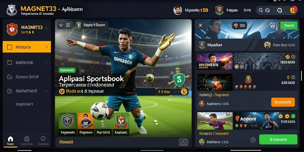 Tampilan menarik dari gameplay Sportsbook MAGNET33
