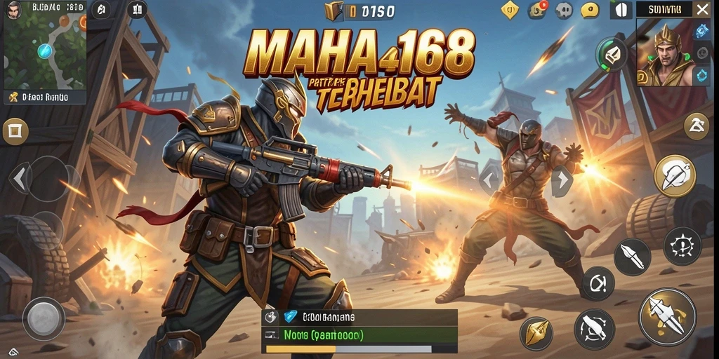 Tampilan menarik dari gameplay seru di MAHA168 Battle Royale.