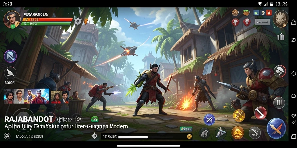 Tampilan screenshot utama RAJABANDOT yang menunjukkan fitur pengelolaan tugas.