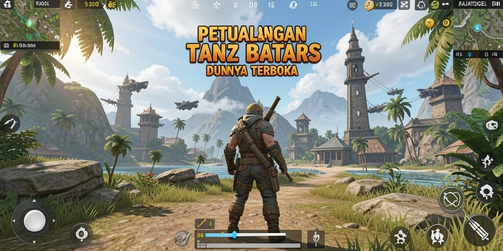 Tampilan gameplay <strong>RAJATOGEL</strong> yang penuh petualangan di dunia terbuka.
