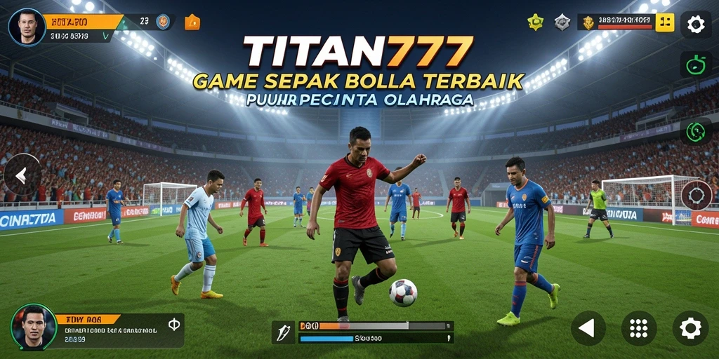 Tampilan gameplay yang dinamis dan menarik dari TITAN777.